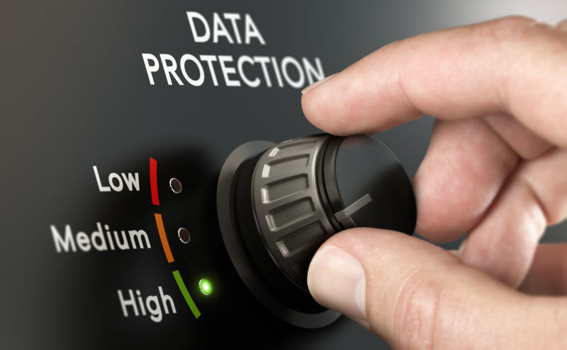 Databescherming knop laag, medium en hoog